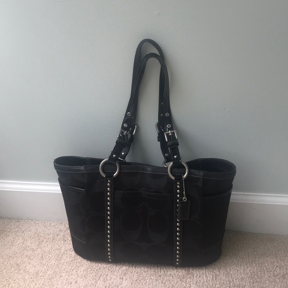 Coach Handbags - Black Coach Shoulder Bag